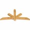 Ekena Millwork Alberta Rough Sawn Timber Gable Bracket, Western Red Cedar, 84"W x 42"H x 4"D x 6"F, 12/12 Pitch GBW084X42X0406ALB00RWR - alternate 5